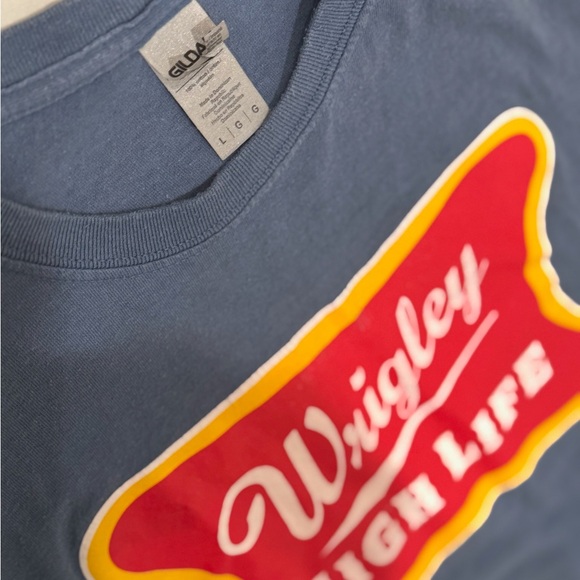 Rare MLB Cubs Wrigleyville Miller High Life  Limited Edition Meme Humor T-Shirt - Picture 4 of 4